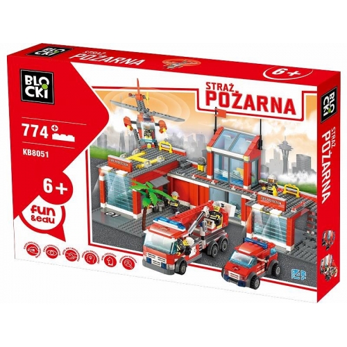 Klocki BLOCKI  STRAŻ POŻARNA 774el.